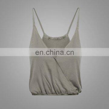 2016 Summer Short V-neck Spaghrtti Strap t Shirt Girls Hot Sexy Blouses Women Tops photo-4