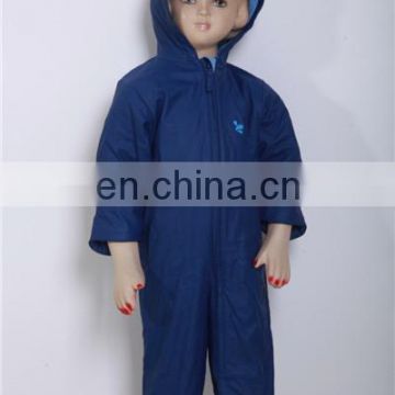 kids uniform polyester raincape