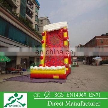 inflatable rock wall, inflatable climbing wall for sale,ICW08