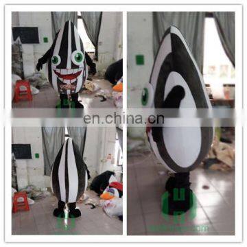 HI CE 2017 Wholesale Black and white seed mascot costume for adults