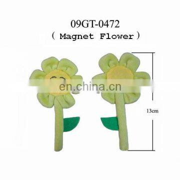 5 color Mini plush, Fridge Magnet Flower! Cheap Price.