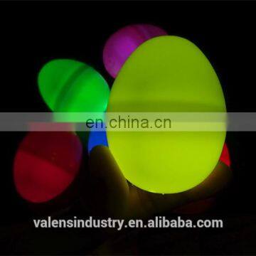 New Product Hot Selling Glow in the Dark Colorful Hallaween Egg Easter Egg Christmas Egg