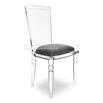 Eco-Friendly Lucite Chair Living Room Luxury Acrylic Wedding Chair Dining Chair