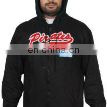 Black Zipper Hoodie