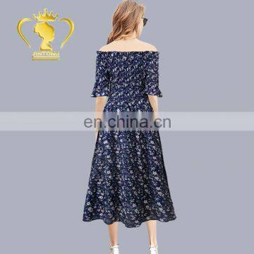 Elgant and High Quality Custom New Fashion Ladies off Shoulder Prom Dress photo-2