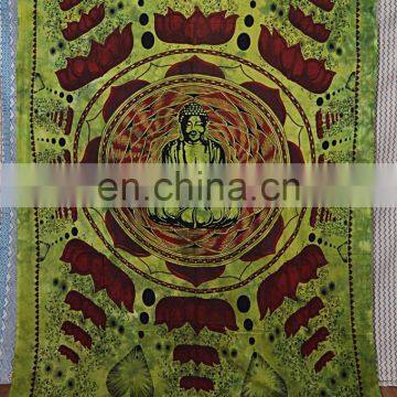 Indian Buddha Lotus Hippie Bohemian Tapestry Throw Wall Hanging bedspread Beach Bed Decorative,Tapestry coverlet Home Decor