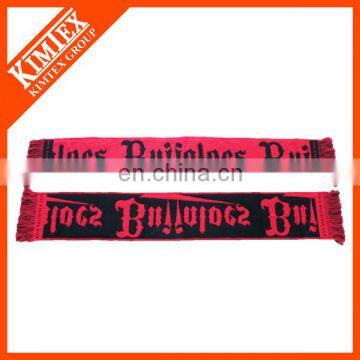 Promotional custom woven fan scarf