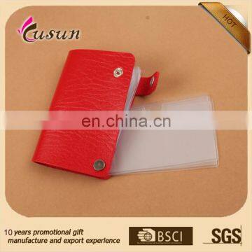 New Short PU Leather Credit Card Holder/ leather card case/PU card holder