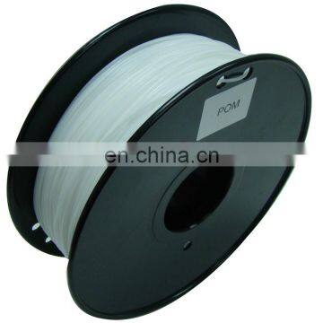 Wholesale 3D printer consumables white and black color 1.75mm 3mm POM filament