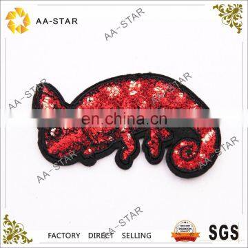 Red monocercous animal fr clothing patches