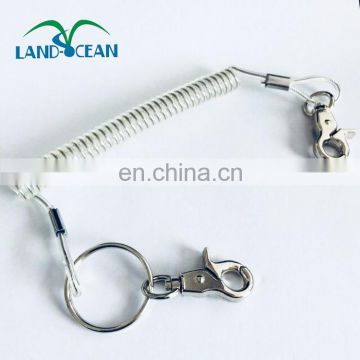 2018 popular plastic lanyard keychain