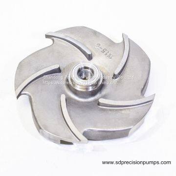 Standard ANSI B73.1 Process Pump Parts CD4M Titanium Goulds 3196 Pump Impeller