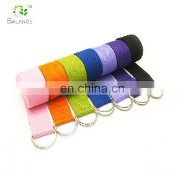 Practicing yoga strap for fitness yoga strap color cotton yoga belt