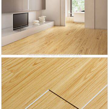 SPC floor PVC flooring sheet tiles slotted click lock 4.0mm thickness 0.5mm wear layer