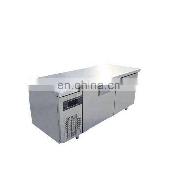 TB0.4L2D 1.8 M 5~-18 Degree Stainless Steel Commercial 0.4Lwork Bench Kitchen Refrigerator