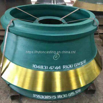 High Manganese Steel M18Cr2 Wear Component Parts Suit GP200 Cone Crusher photo-5