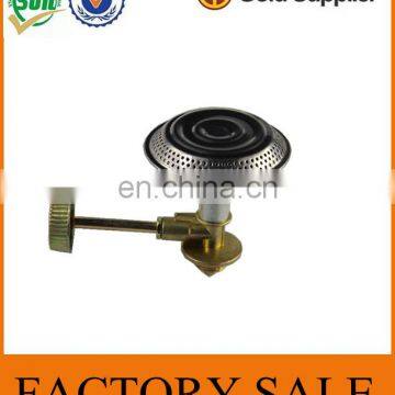 JG 65mm Small Cast Iron Gas Burner With Brass Long Handle,Africa Gas Burner for 6kg Gas Cylinder,Outdoor Picnic Gas Burners