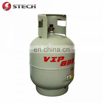 OEM serviced 10KG portable LPG cooking gas cylinders