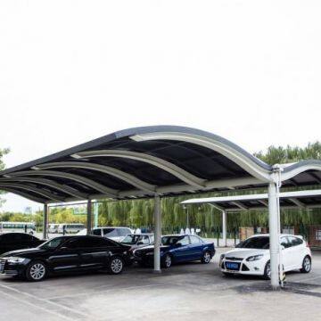 Waterproof Powder Spray Paint Residential Solar Carport photo-3
