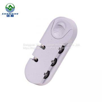 Guangzhou Professional Suitcase Parts Plastic Combination Luggage 3 Digit Digital Lock