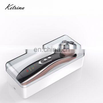 Ketrina Skincare Device Electric RF EMS Led Light Anti Wrinkle Face Lifting Roller Massage photo-5