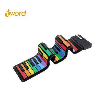Iword N2049 Bluetooth 49-Key Roll-Up Piano Learn-To-Play App Game photo-4