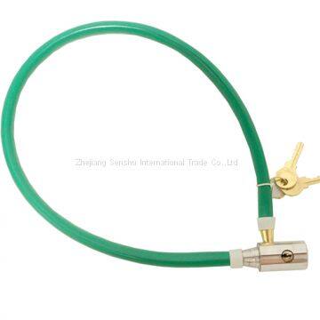 Wire Cable Bicycle Lock Flexible Lock with Key