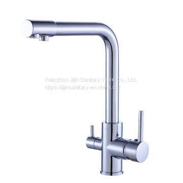 Copper water purification kitchen faucet hot and cold mixed water list kitchen faucet bathroom