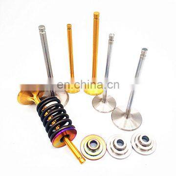 for PORSCHE Ferrari MASERATI F136 F430 4.3 V8 32V V12 48V Chrome Neo Engine Valves Custom Precision Light Weight Gr5 Retainers photo-5