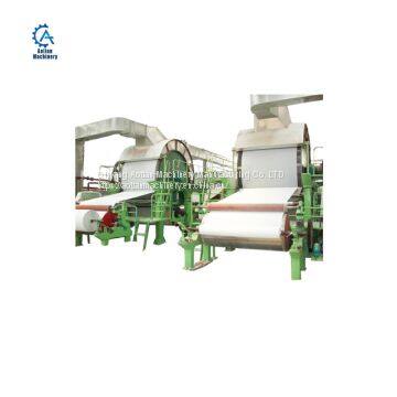 1760 Model Wheat Straw Pulp Paper Kitchen Towel Paper Machine Tissue Paper Making Machine