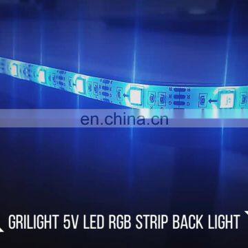 Color Changing USB 5V Sound Music Sync RGB LED Strip Light Bias Light TV LED Backlight for HDTV