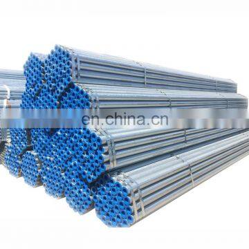 Hot Dip Galvanized Round Steel Pipe / GI Pipe Pre Galvanized Steel Pipe Galvanized Tube For Construction