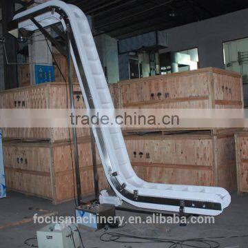 China factory vertical flat belt conveyor price in packaging line