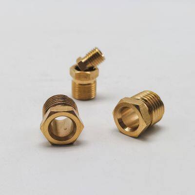 Brass Pipe Fittings Double Male Threaded Joint Hexagonal Pipe Fittings photo-2