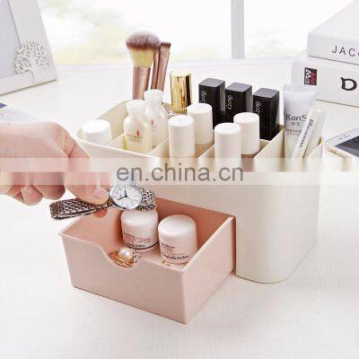 Organizer Office Storage Drawer Desk Makeup Case Plastic Makeup Brush Box Lipstick Remote Control Holder