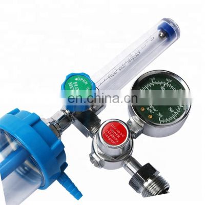 Good quality cylinders usage medical gas gauge meter manometer oxygen pressure oxygen regulator for  hospital