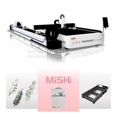 Factory Price 1000W CNC Manufacturing Fiber Laser Cutting Machine for Metal Steel Sheet Tube Pipe Copper Single Table