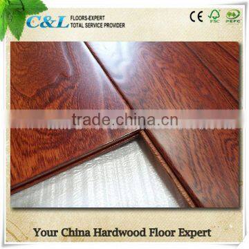 high quality distressed red elm engineered wood flooring