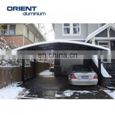 Driveway Gate Canopy Polycarbonate Roof Aluminium Frame Carports