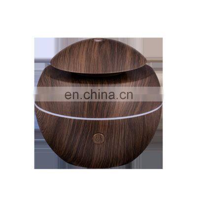 2020 Wood Grain 120ml Mini Ultrasonic Aroma Diffuser Humidifier