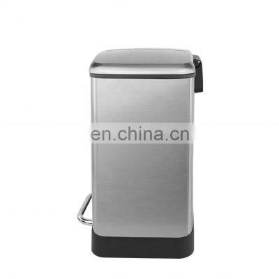 High Quality 2 Compartments 24 Liter Recycling Bin Soft Closing Stainless Steel Large Recycle Household Kitchen Trash Can photo-4