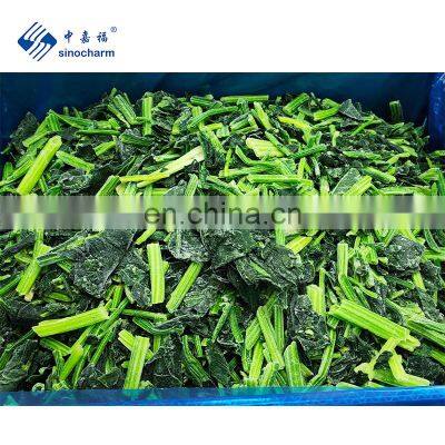 Sinocharm New Season High Quality Organic 30-50mm IQF Frozen Spinach Cut