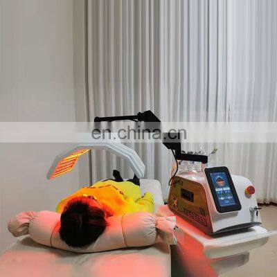 Multifunction Aqua Oxygen Jet Peeling Skin Rejuvenation 7 Color Led Light Therapy Skin Whitening Machine