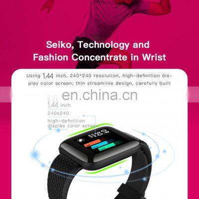 2022 New Trending Smartwatch Heart Rate Smart Watch 116 Plus Smart Bracelet For Huwei Xiaomi photo-3