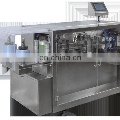 New fully automatic small bottle ampoule filling, stopper and capping labeling machine