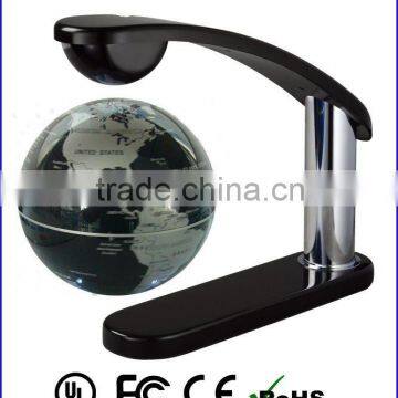 Magnetic floating globe with 4inch black globe