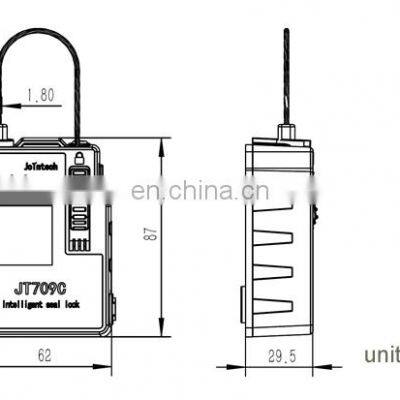 Luggage Seal Blue Tooth Lock Locating Seal Unlock Alarm Remote Unlock Seal photo-4