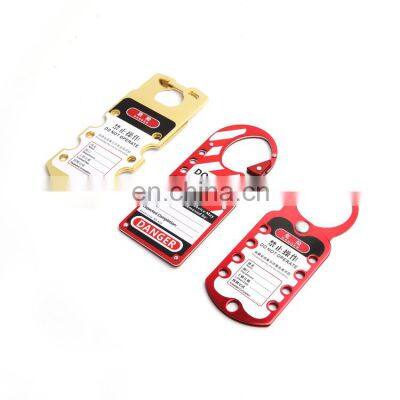 Aluminum Alloy Material Industrial Safety Lock Out Hasp Lockout Tagout
