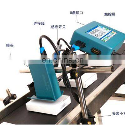 25.4mm Large Font Printing Small Automatic Online TIJ Continuous Inkjet Printer for Carton Packaging Logo QR Code photo-3
