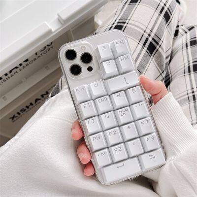 Spoof Creative Personality Keyboard Man For I Phone 11 Pro Max 12/13/14 Mobile Phone Case 7/8 Silicone Aesthetic Packaging Box photo-4
